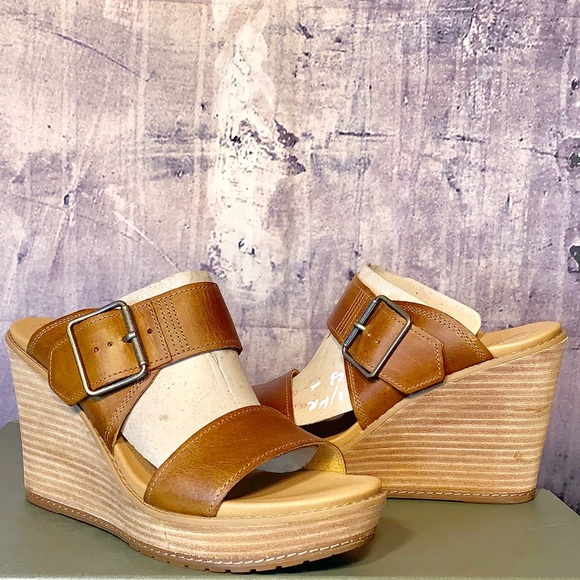 Timberland Brenton Buckle Slide Sandal Tan Brown - Picture 3 of 8